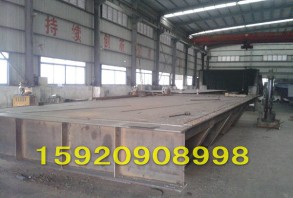 水庫用鋼制平板水閘生產現場