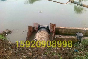 連體澆注式拍門安裝圖